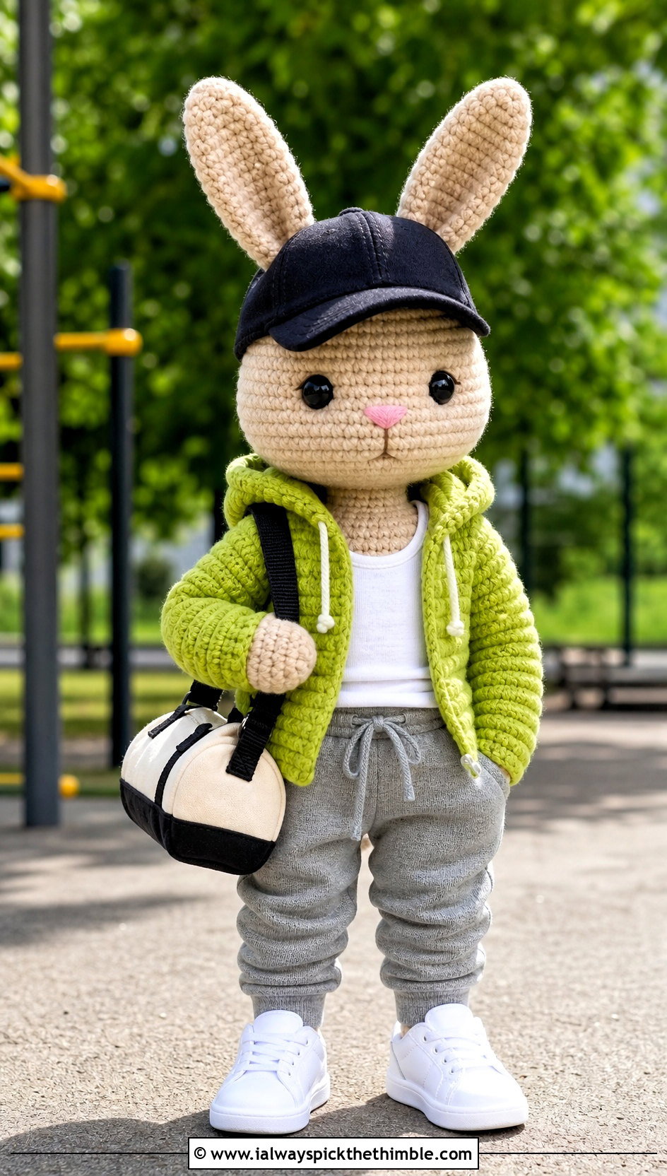 Crochet Hoodie and Joggers for Amigurumi - 15 Clothes For Amigurumi outfit ideas