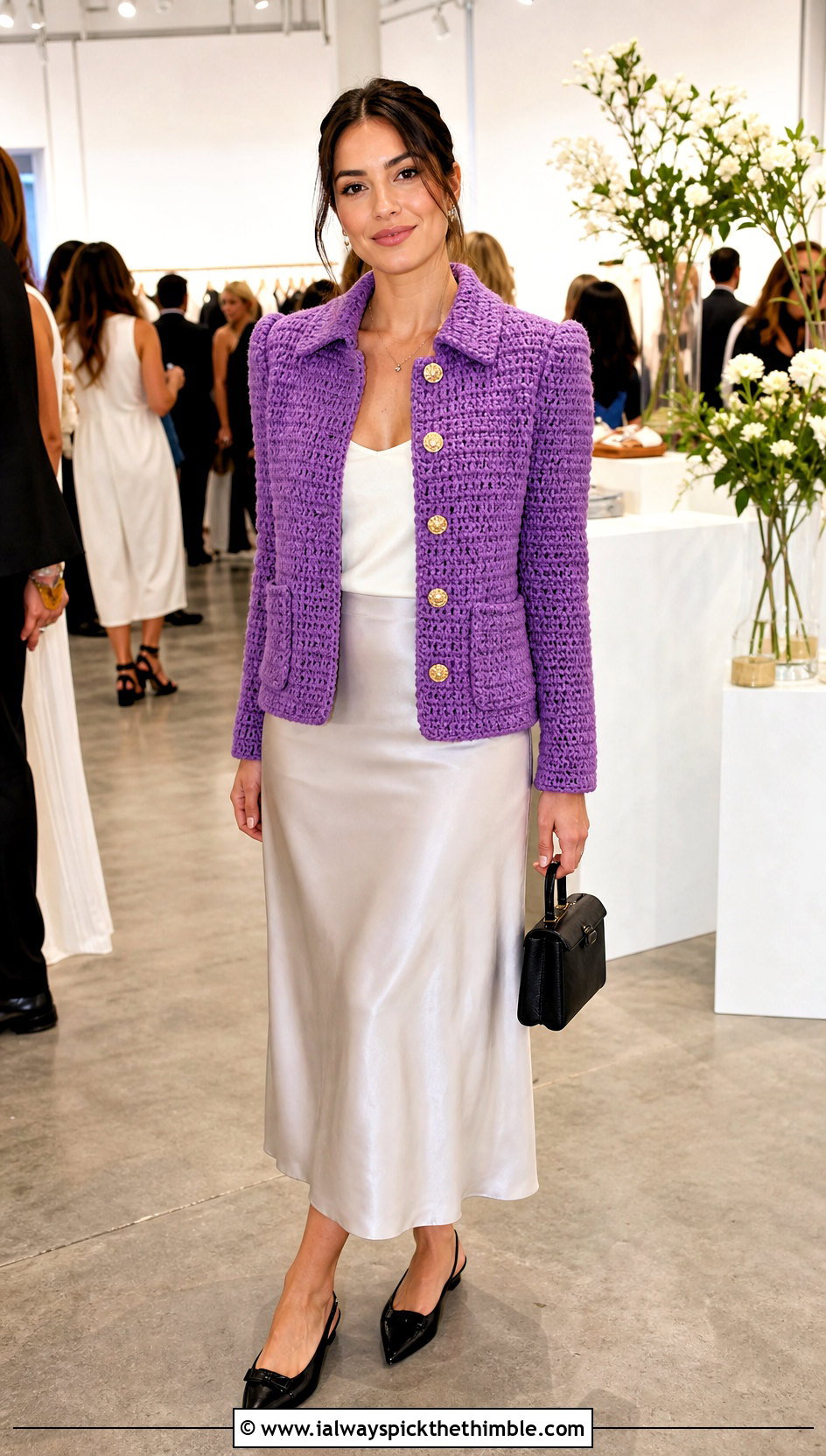 Crochet Jacket With Slip Skirt - 25 easy crochet clothes and outfit ideas