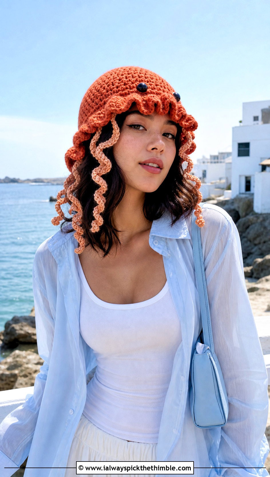 Crochet Jellyfish Amigurumi Hat With Sheer Layers - 20 crochet amigurumi hat outfit ideas
