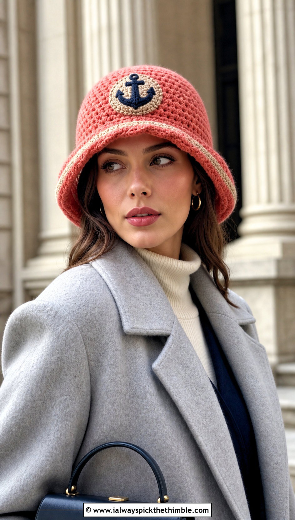 Crochet Krusty Krab Cloche Hat With Midi Coat - 20 crochet krusty krab hat outfit ideas