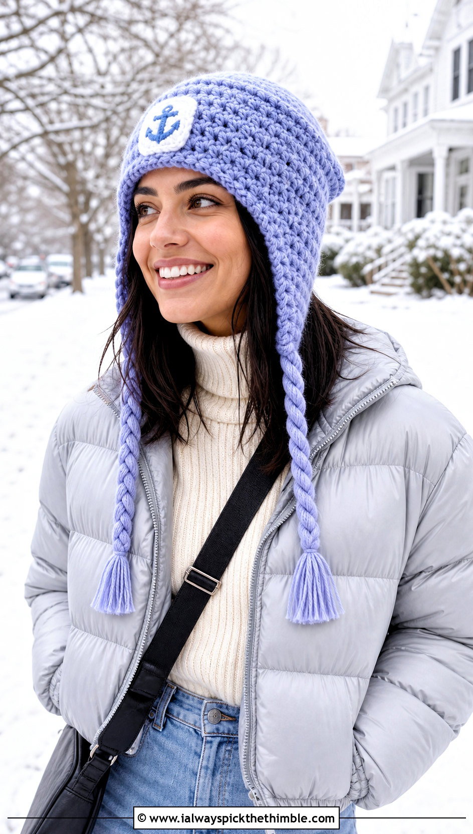 Crochet Krusty Krab Earflap Hat With Puffer Jacket - 20 crochet krusty krab hat outfit ideas