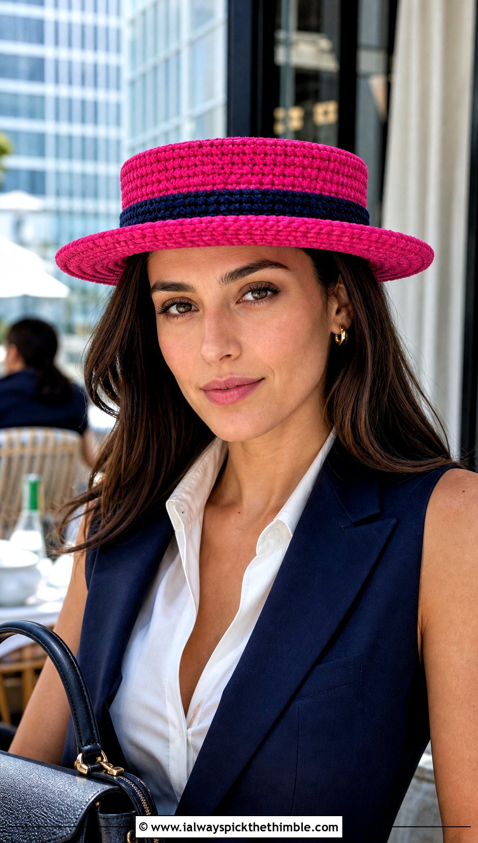 Crochet Luffy Boater Hat With Tailored Shorts - 25 crochet luffy hat outfit ideas