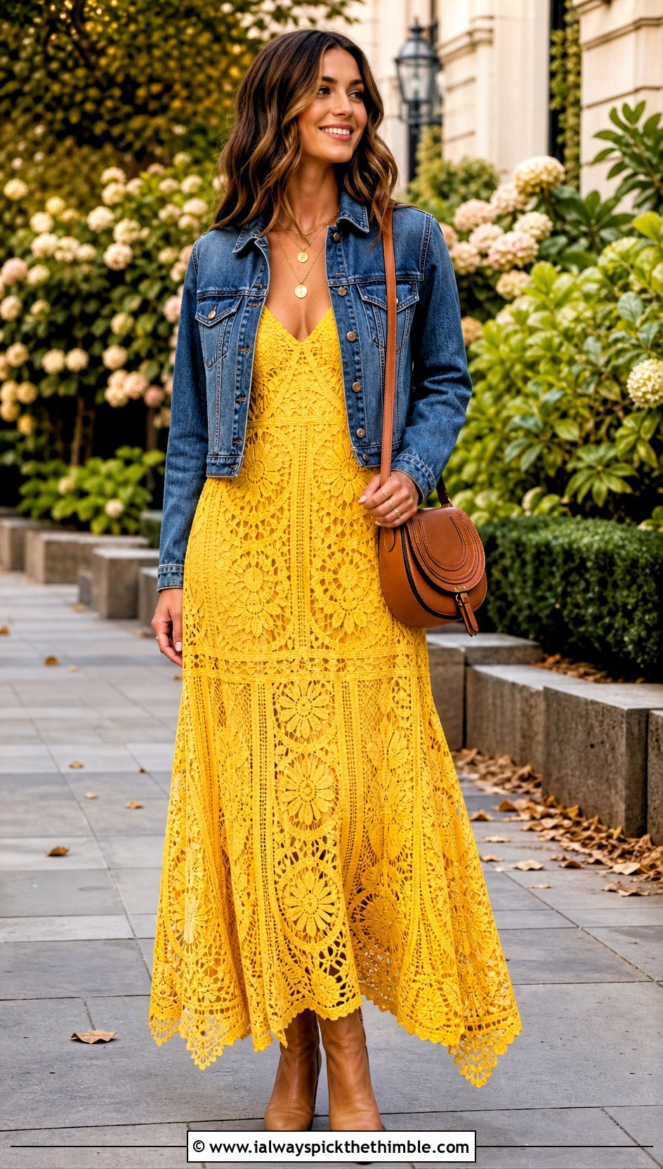 Crochet Maxi Dress With Ankle Boots - 20 trendy crochet clothes and outfit ideas