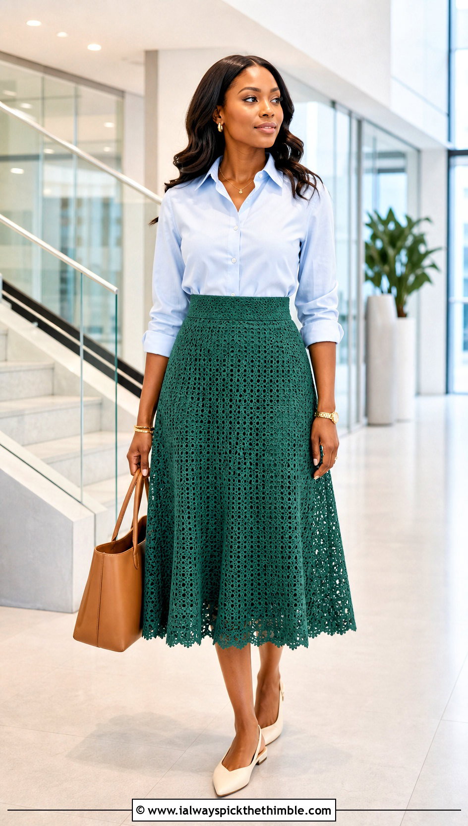 Crochet Midi Skirt With Button Down Shirt - 25 crochet outfits black women outfit ideas