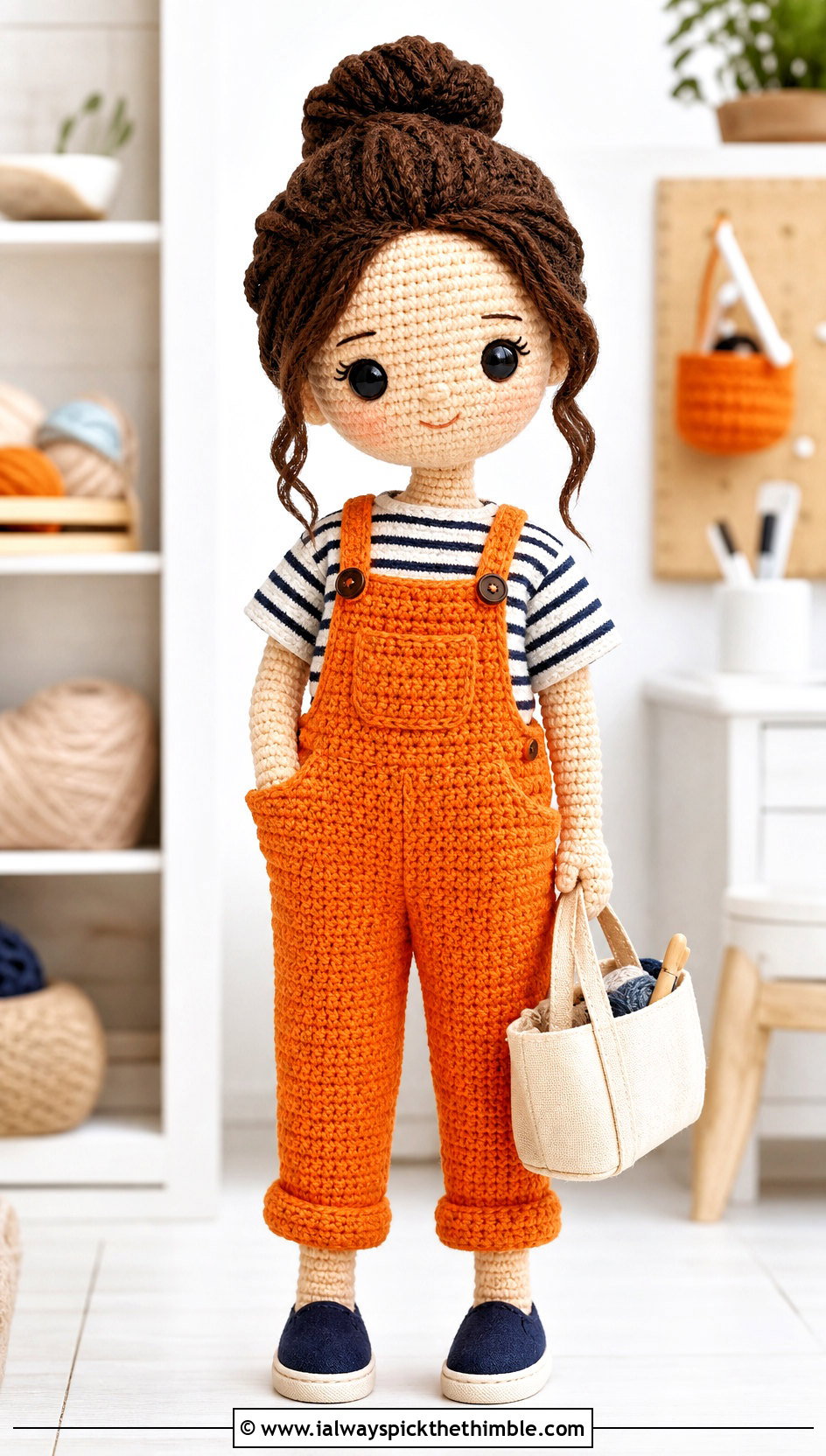 Crochet Overalls for Amigurumi - 15 Clothes For Amigurumi outfit ideas