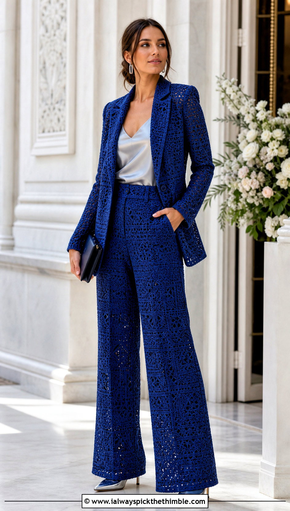 Crochet Pantsuit Wedding Outfit - 20 Crochet Wedding Outfit ideas