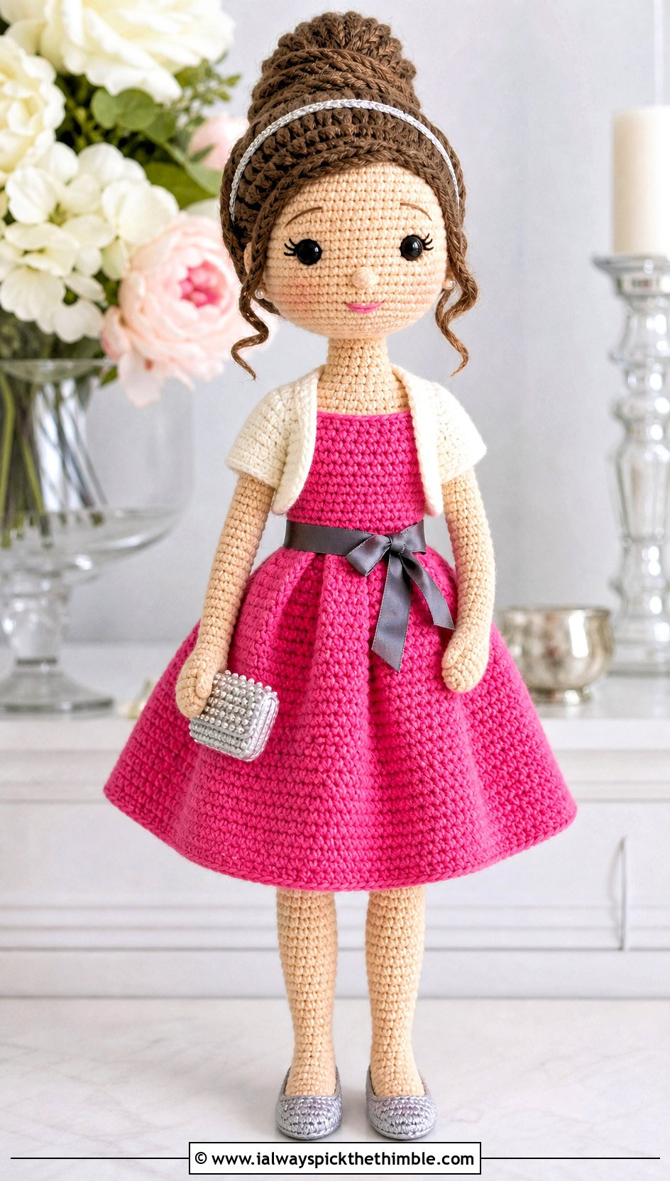 Crochet Party Dress and Bolero for Amigurumi - 15 Clothes For Amigurumi outfit ideas