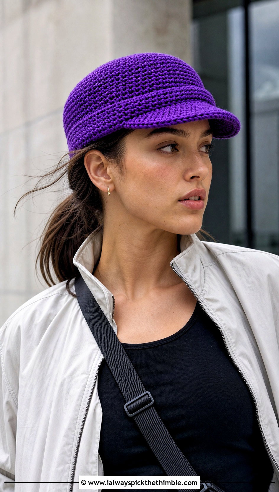 Crochet Patrol Police Cap With Cargo Pants - 20 crochet police hat outfit ideas