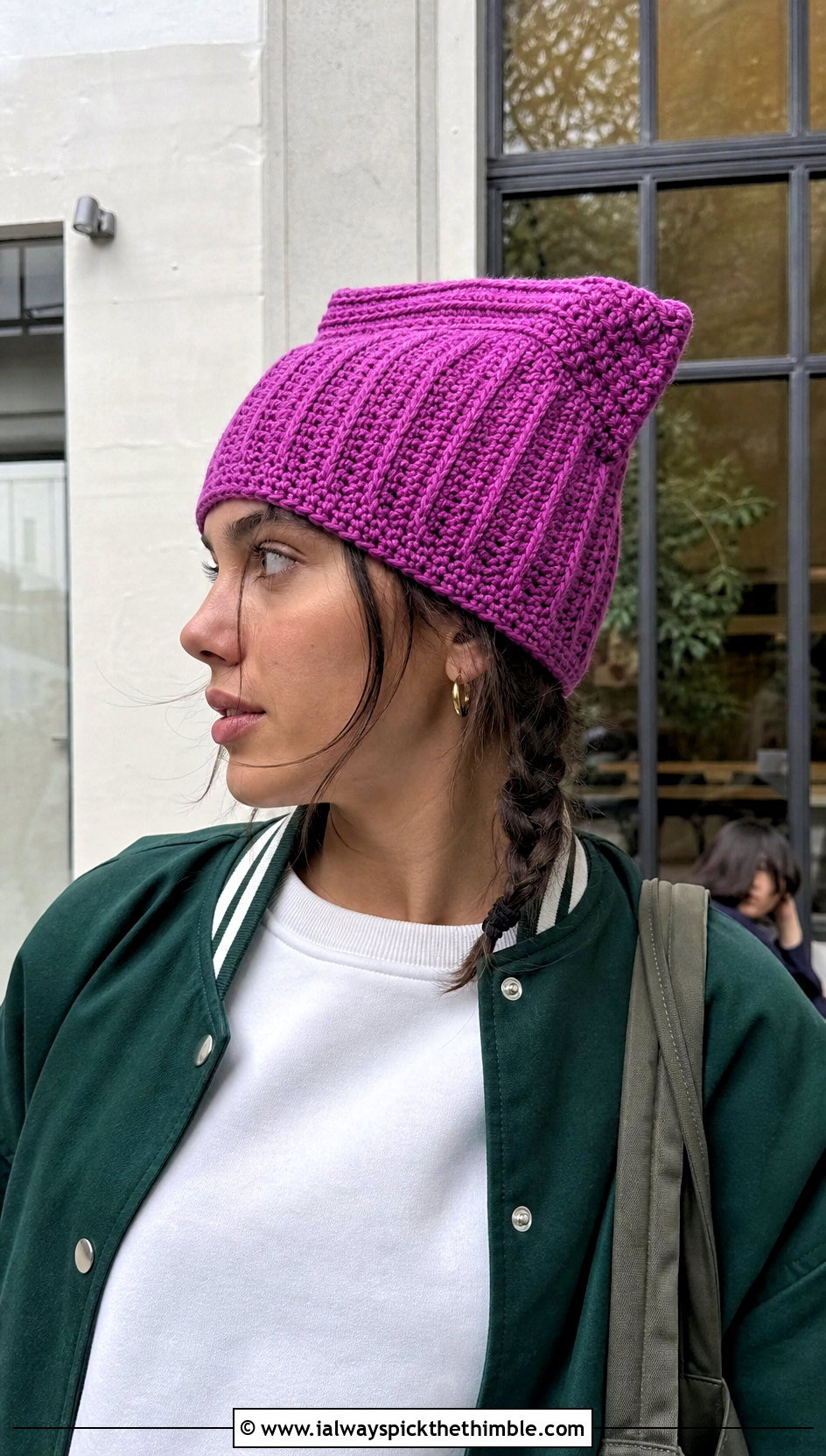 Crochet Petushok Hat With Varsity Jacket - 25 crochet russian hat outfit ideas