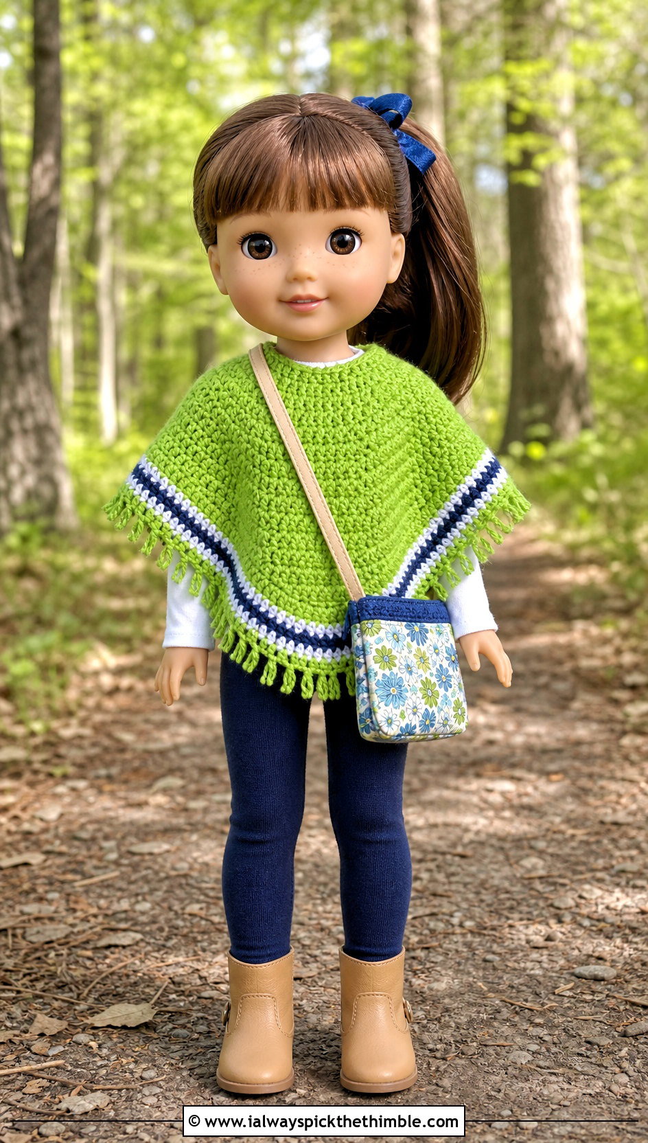 Crochet Poncho With Leggings - 15 Crochet Wellie Wishers Doll Clothes and outfit ideas