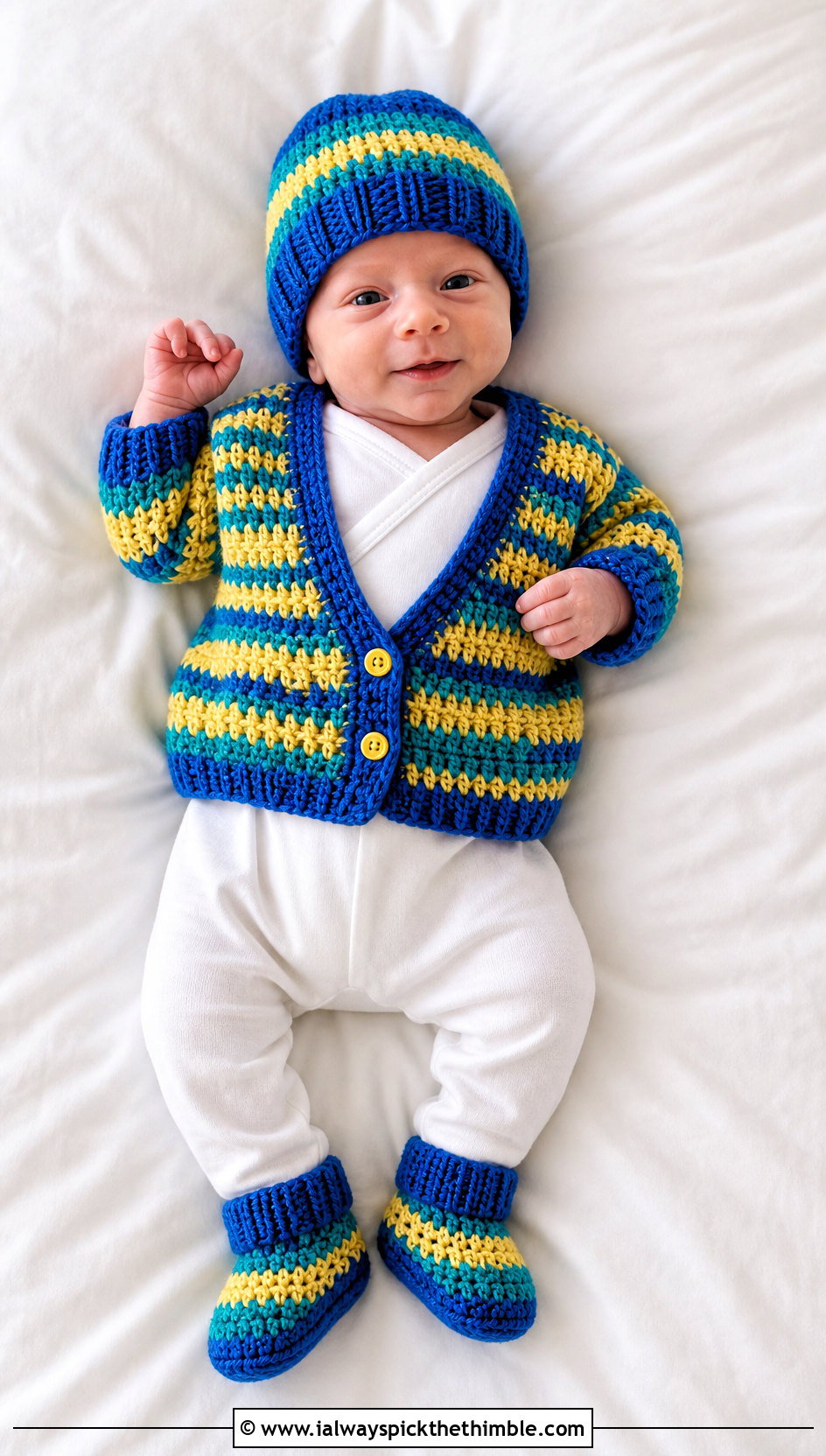 Crochet Preemie Layette Set With Cotton Basics - 20 Crochet Premie Clothes and outfit ideas