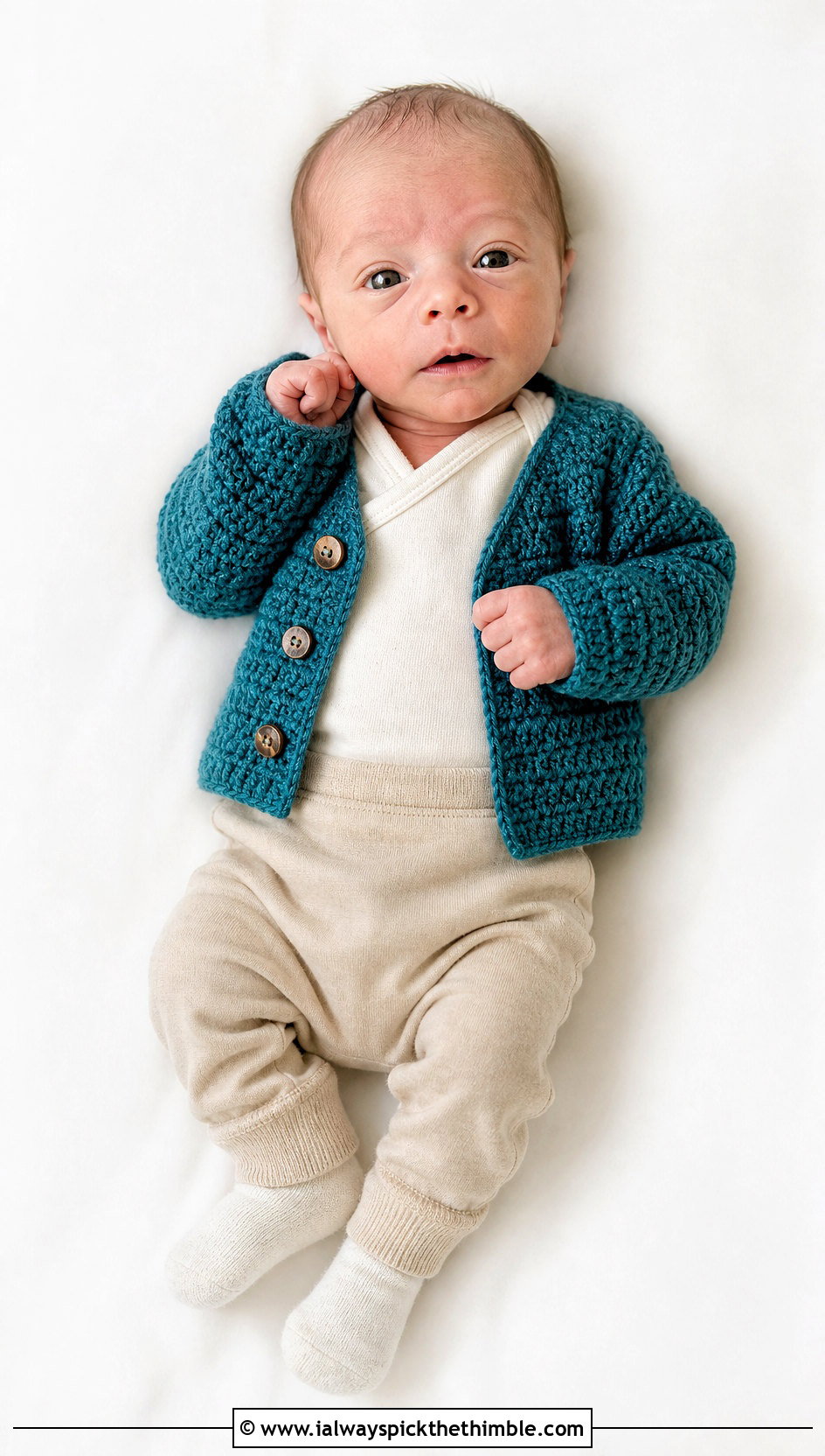 Crochet Preemie Top Down Cardigan With Wrap Bodysuit - 20 Crochet Premie Clothes and outfit ideas