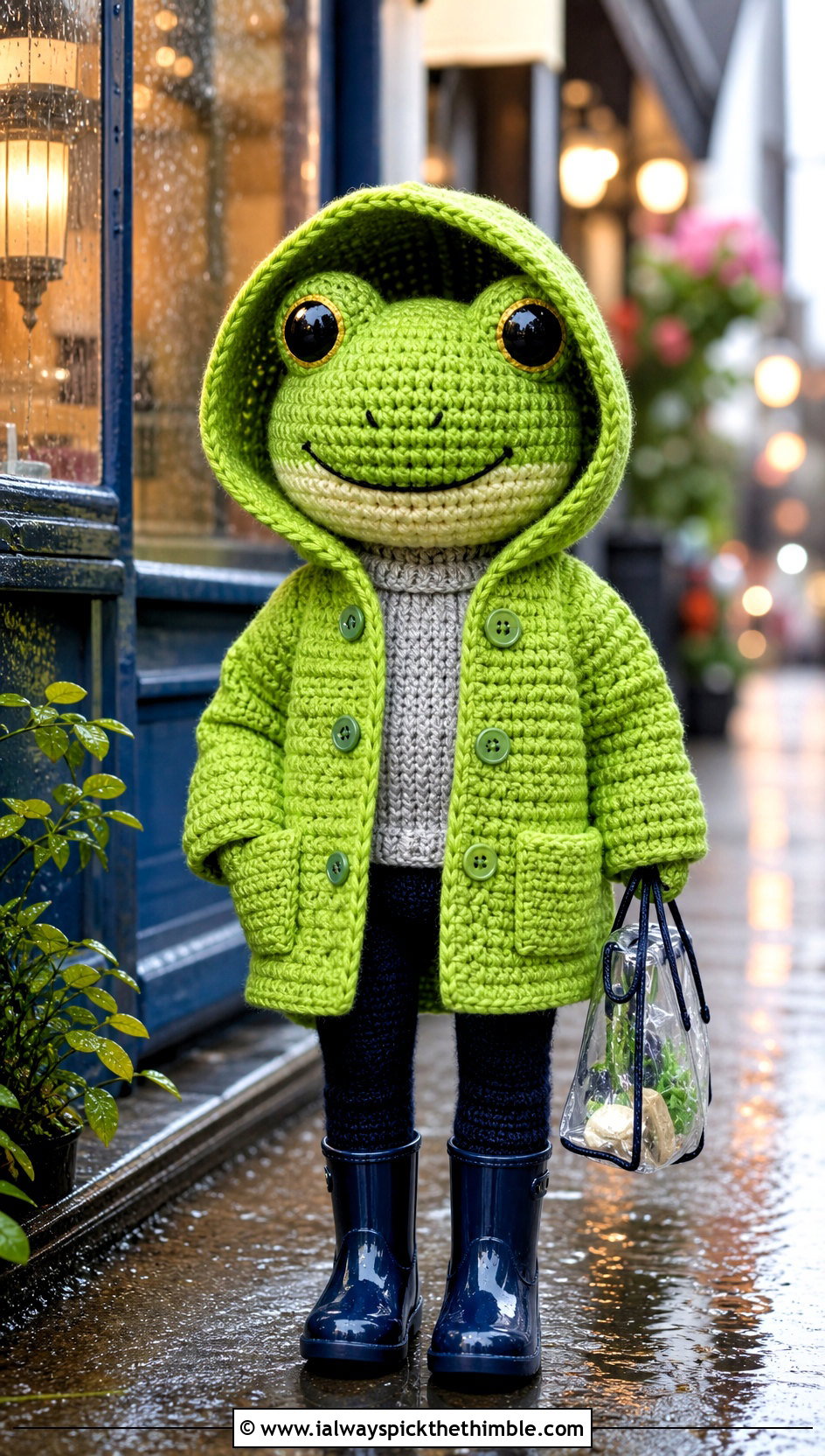 Crochet Raincoat and Boots for Amigurumi - 15 Clothes For Amigurumi outfit ideas