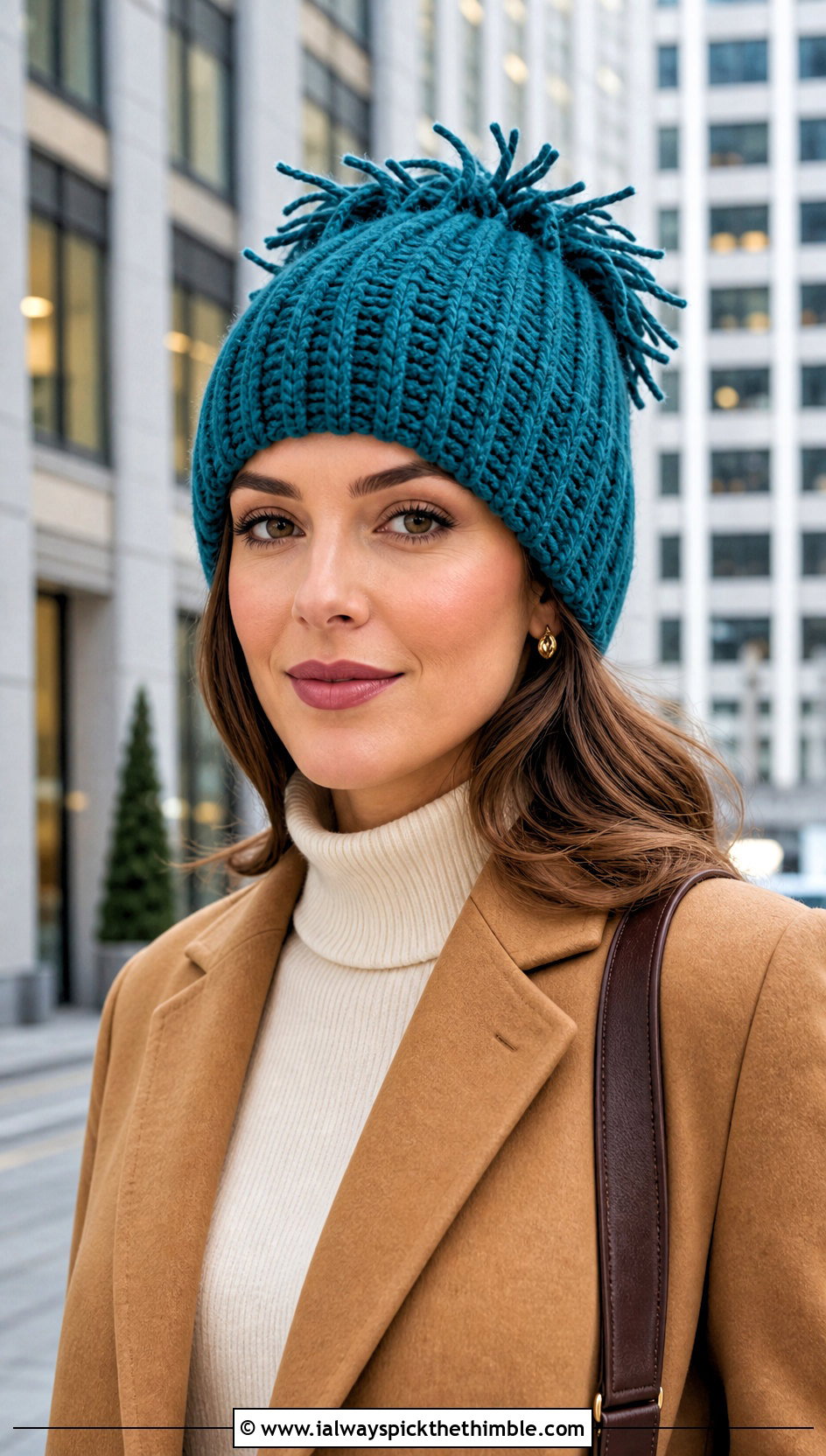 Crochet Ribbed HDC Fun Fringe Hat With Tailored Coat - 15 Crochet Ribbed Hdc Fun Fringe Hat outfit ideas
