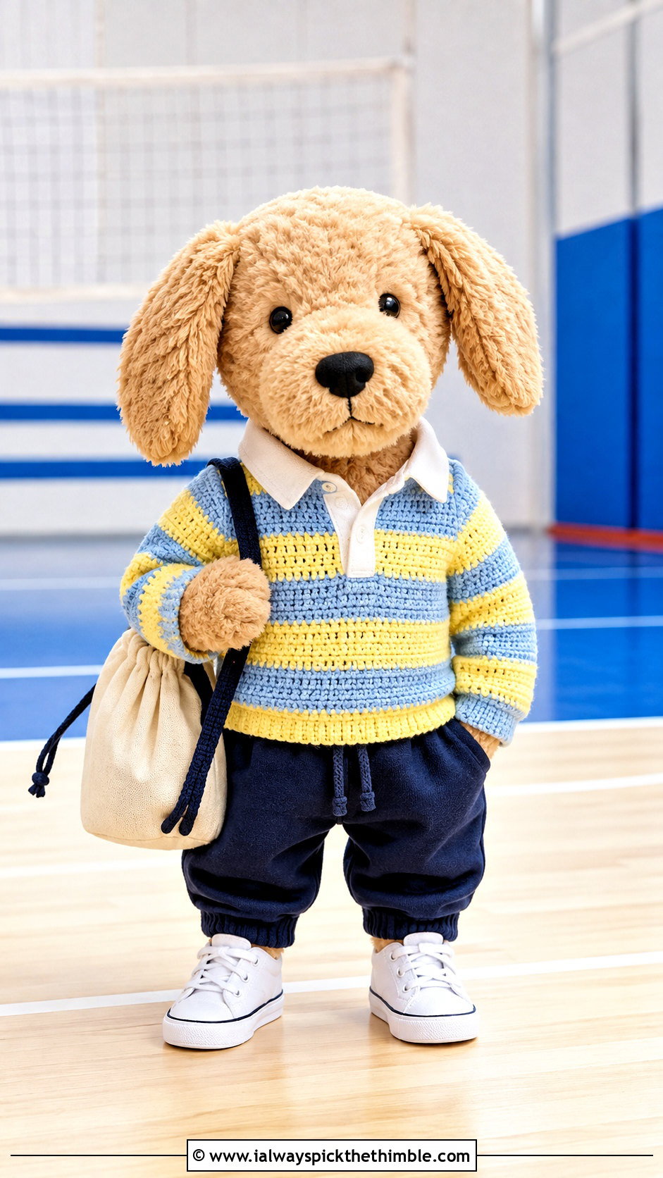 Crochet Rugby Shirt With Joggers And Sneakers - 25 crochet jellycat clothes and outfit ideas