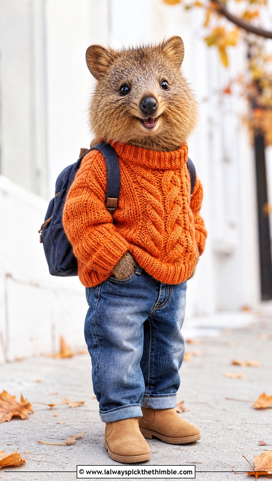 Crochet SKZOO Cable Sweater With Straight Jeans - 20 Crochet Skzoo Clothes and outfit ideas