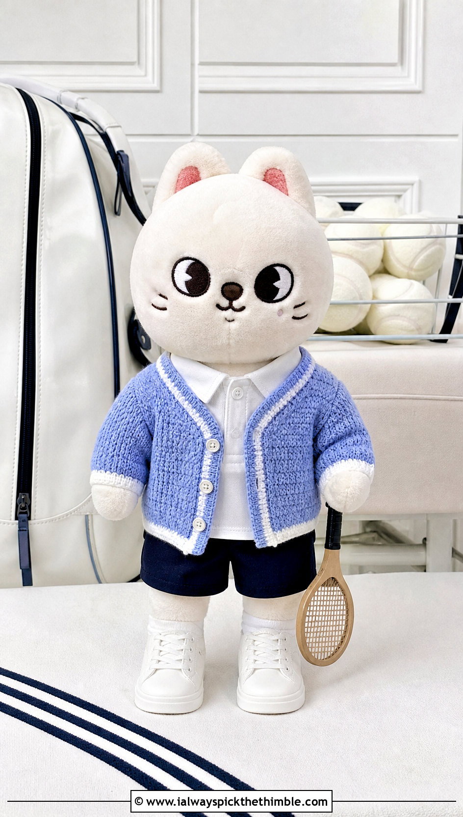 Crochet SKZOO Tennis Cardigan With Tailored Shorts - 25 skzoo crochet clothes and outfit ideas