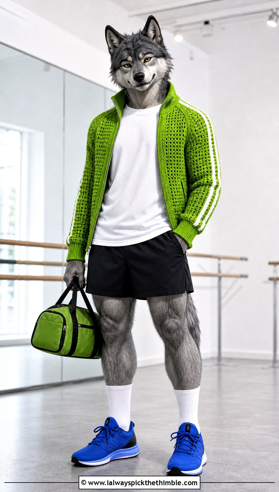 Crochet SKZOO Track Jacket With Athletic Shorts - 20 Crochet Skzoo Clothes and outfit ideas