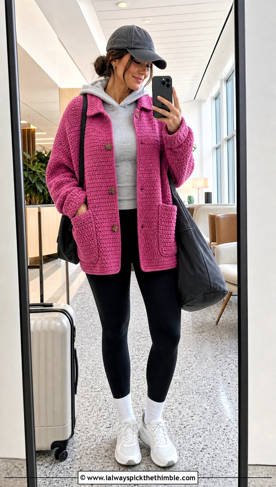 Crochet Shacket With Hoodie And Leggings - 15 crochet vest coats & jackets outfit ideas