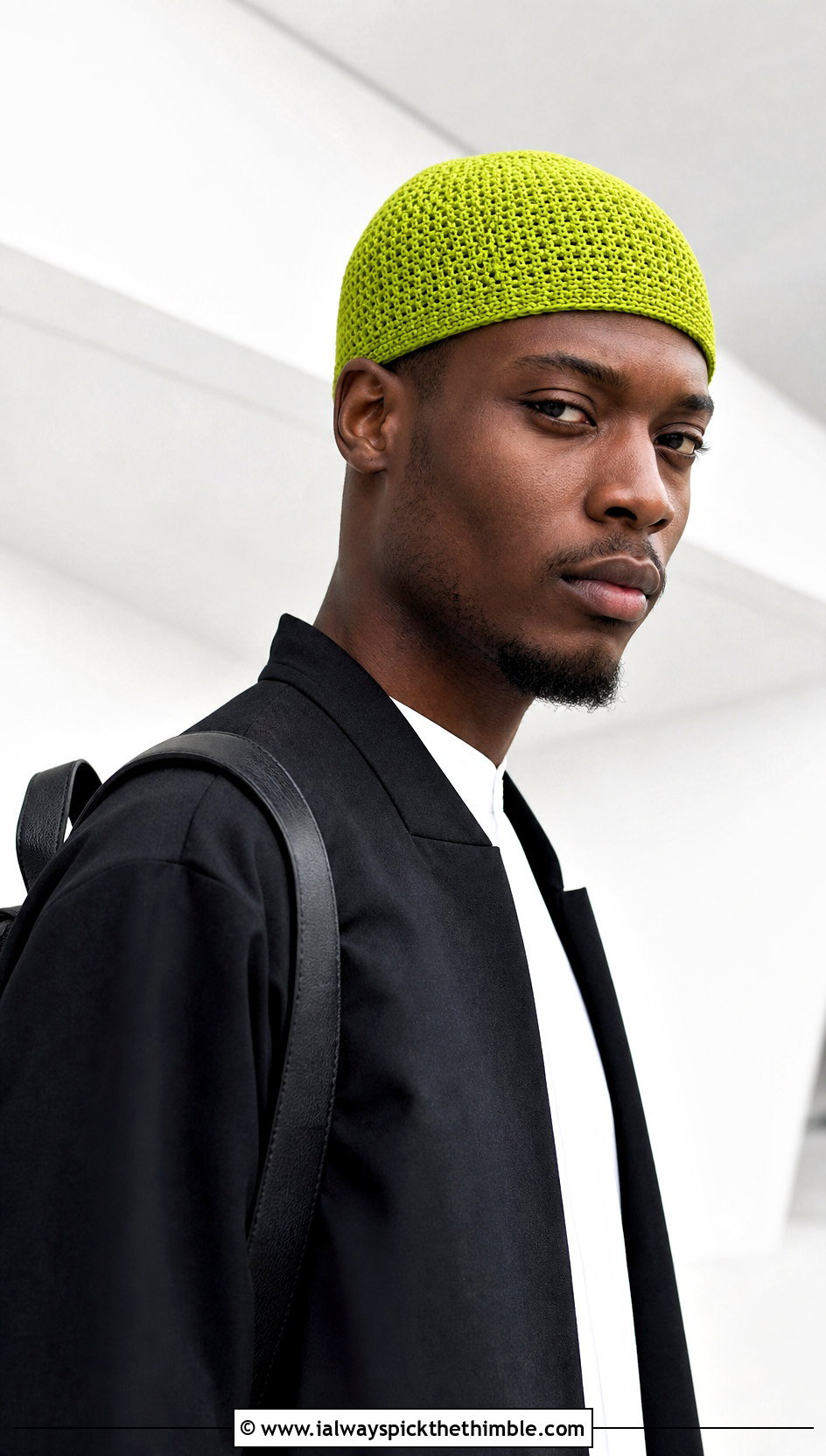 Crochet Skullcap Beanie With Minimalist Outfit - 25 crochet beanie for men outfit ideas