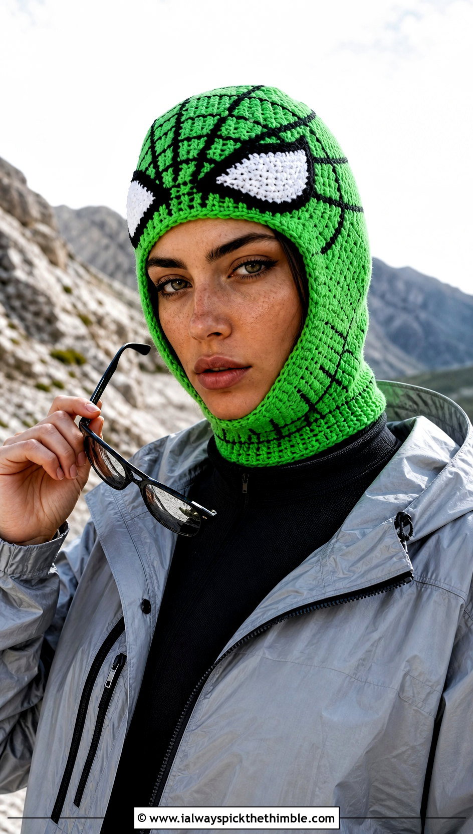 Crochet Spiderman Balaclava Hat With Technical Jacket - 25 crochet spiderman hat outfit ideas
