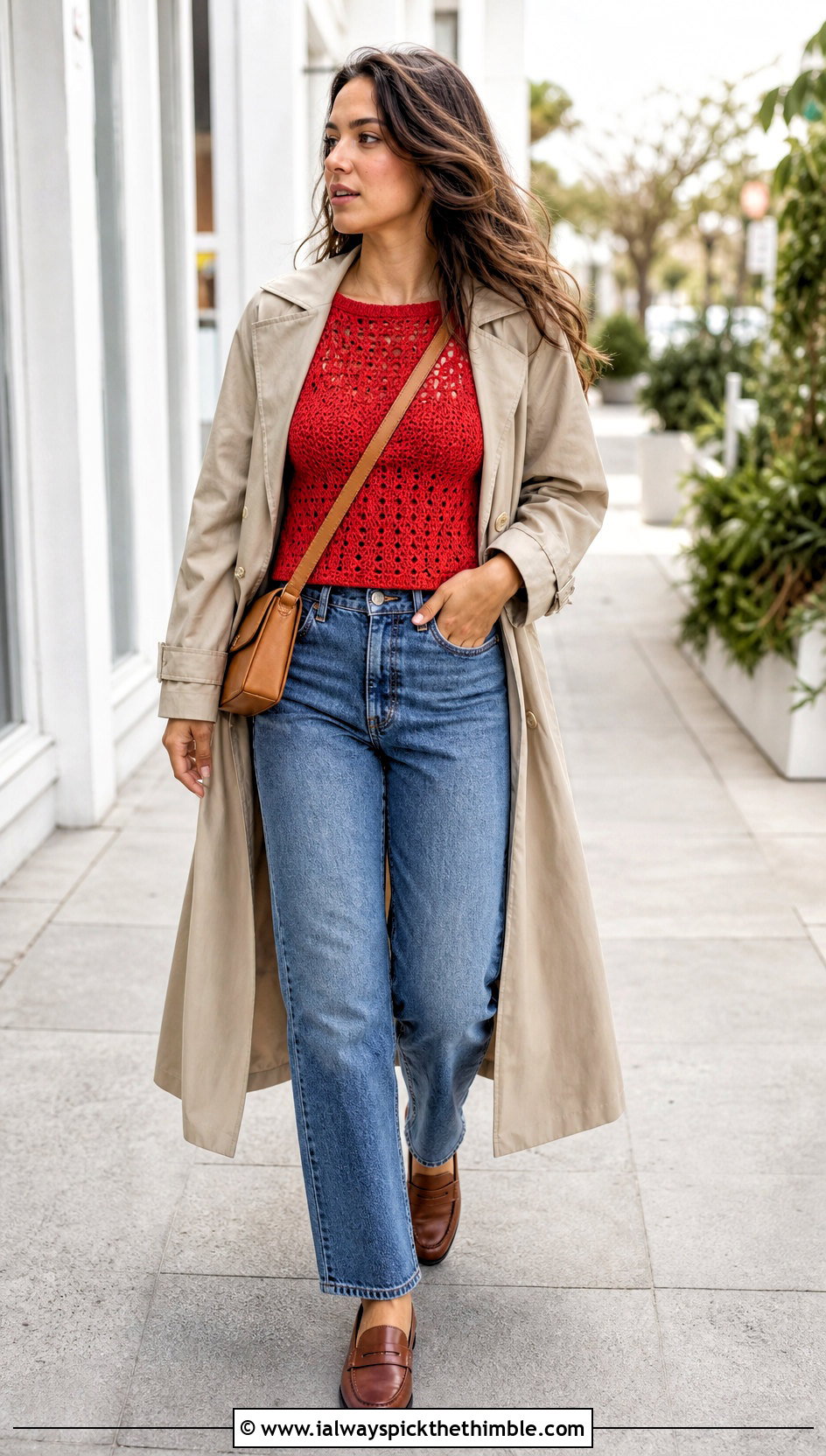 Crochet T Shirt With Straight Leg Jeans - 25 easy crochet clothes and outfit ideas