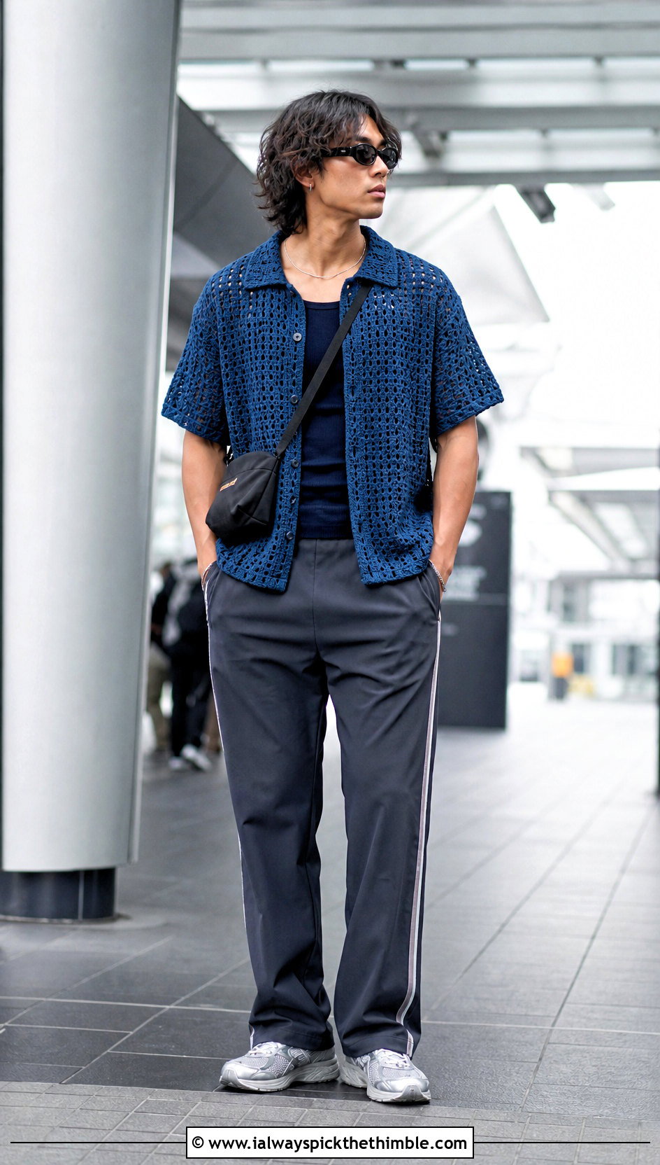 Crochet T Shirt With Track Pants - 25 crochet male shirt outfit ideas