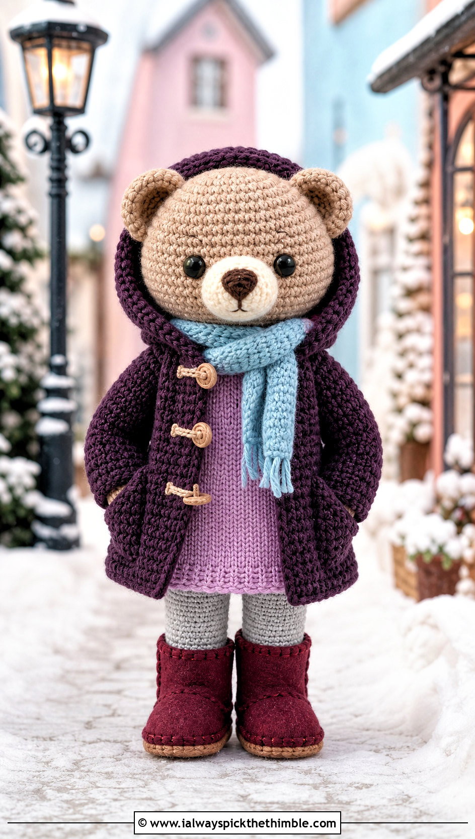 Crochet Toy Hooded Coat And Leggings Outfit - 20 Crochet Toy Clothes and outfit ideas