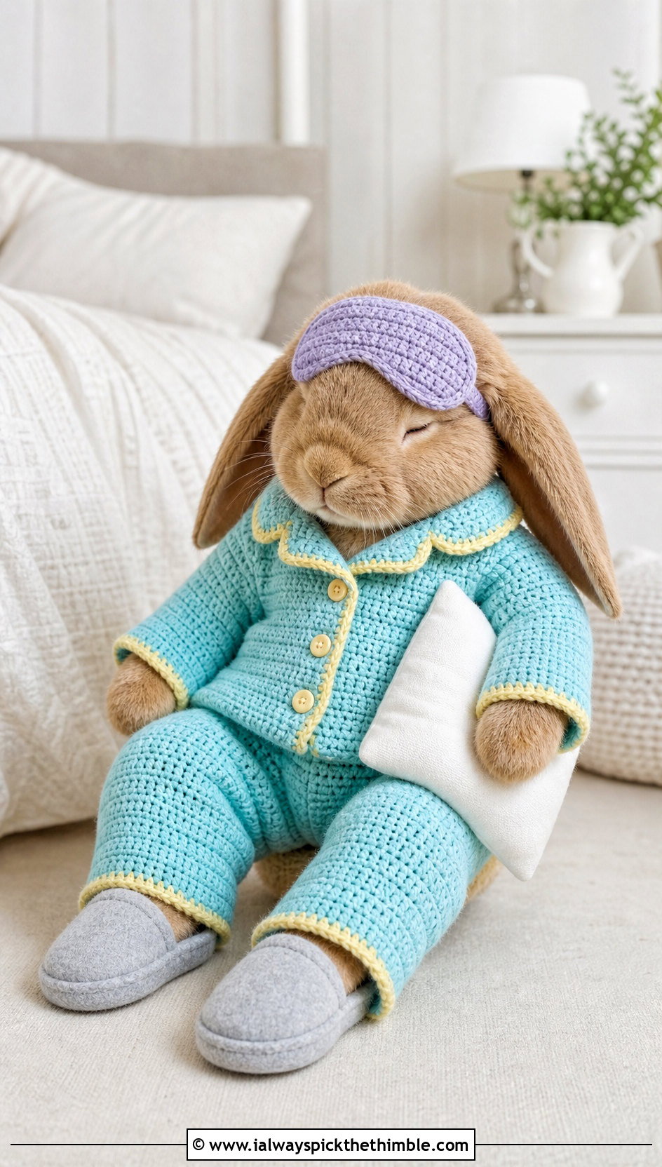 Crochet Toy Pajama Set And Slippers Outfit - 20 Crochet Toy Clothes and outfit ideas