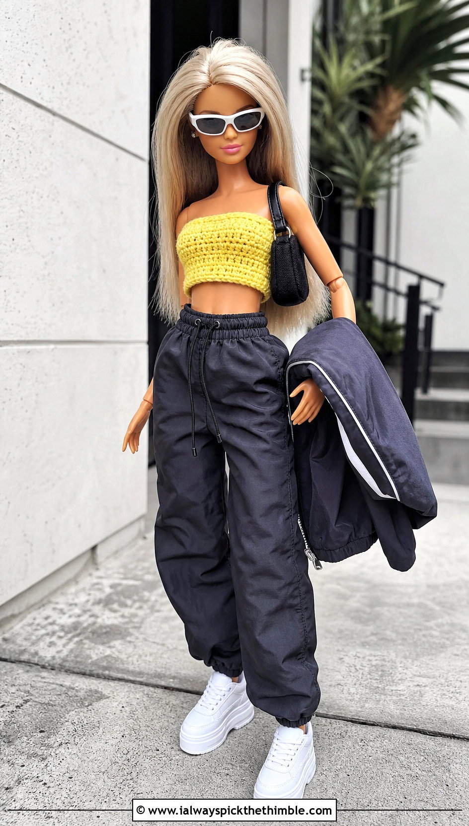 Crochet Tube Top With Parachute Pants - 25 crochet barbie clothes and outfit ideas