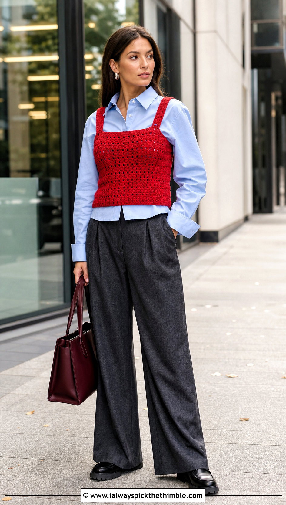 Crochet Vest Barbie Top With Layered Fall Outfit - 20 crochet barbie top outfit ideas