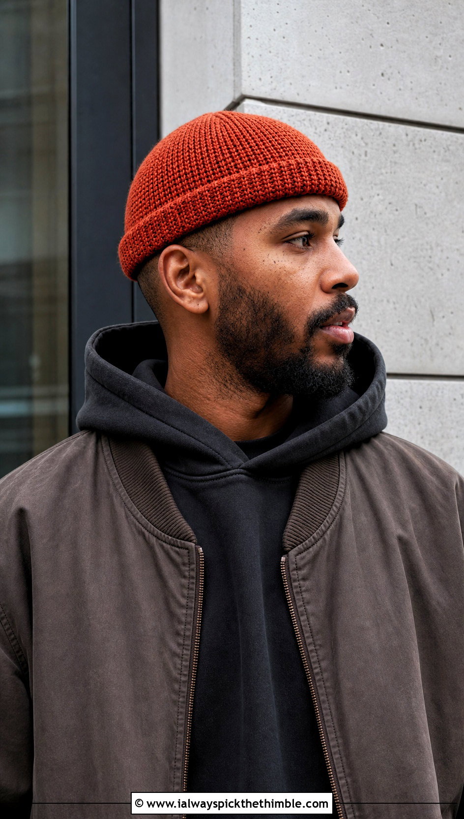 Crochet Watch Cap With Hoodie And Cargo Pants - 25 crochet hat men outfit ideas