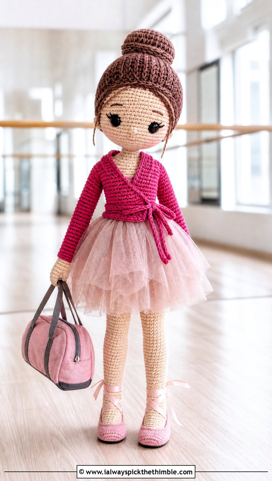 Crochet Wrap Cardigan With Tulle Skirt And Ballet Flats - 20 crochet doll and clothes and outfit ideas