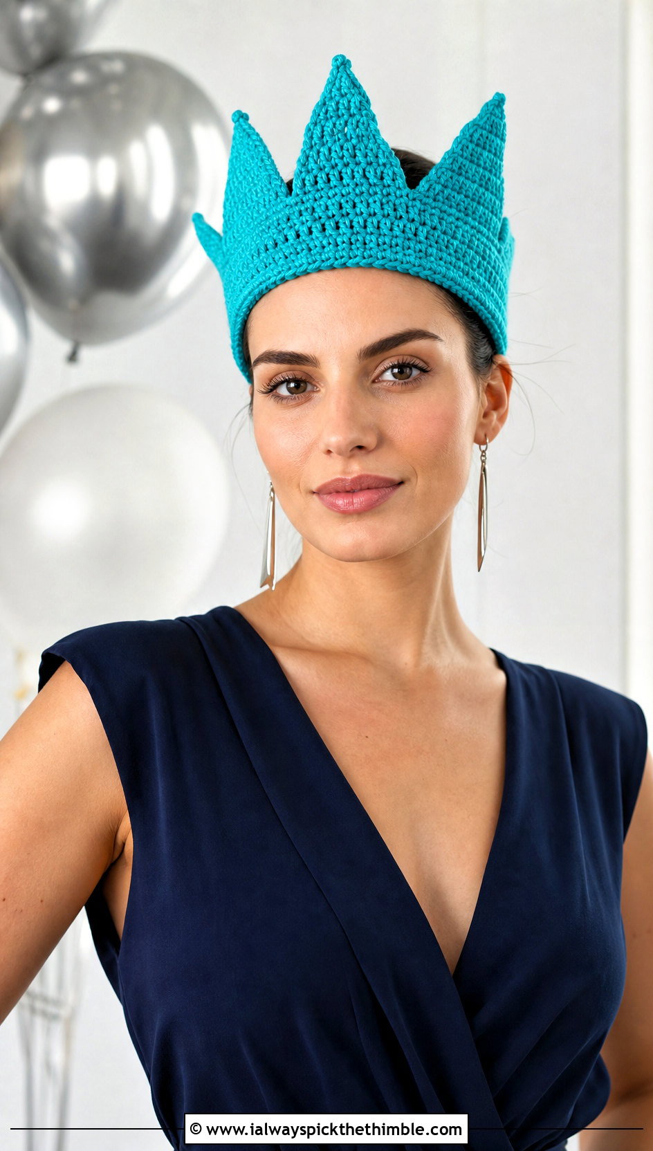 Crown Photo Prop Crochet Hat With Wide Leg Jumpsuit - 15 Photo Prop Crochet Hat outfit ideas