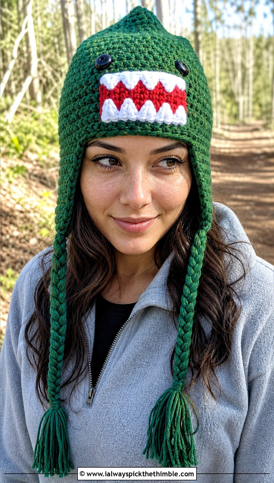 Domo Kun Crochet Tassel Hat With Fleece Jacket And Leggings - 20 Domo Kun Crochet Hat outfit ideas