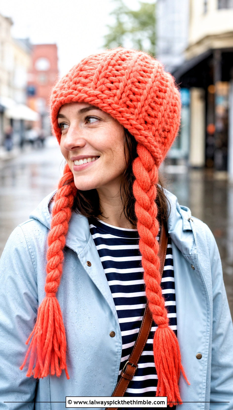 Double Braid Cabbage Patch Crochet Hat With Raincoat - 20 Cabbage Patch Crochet Hat outfit ideas