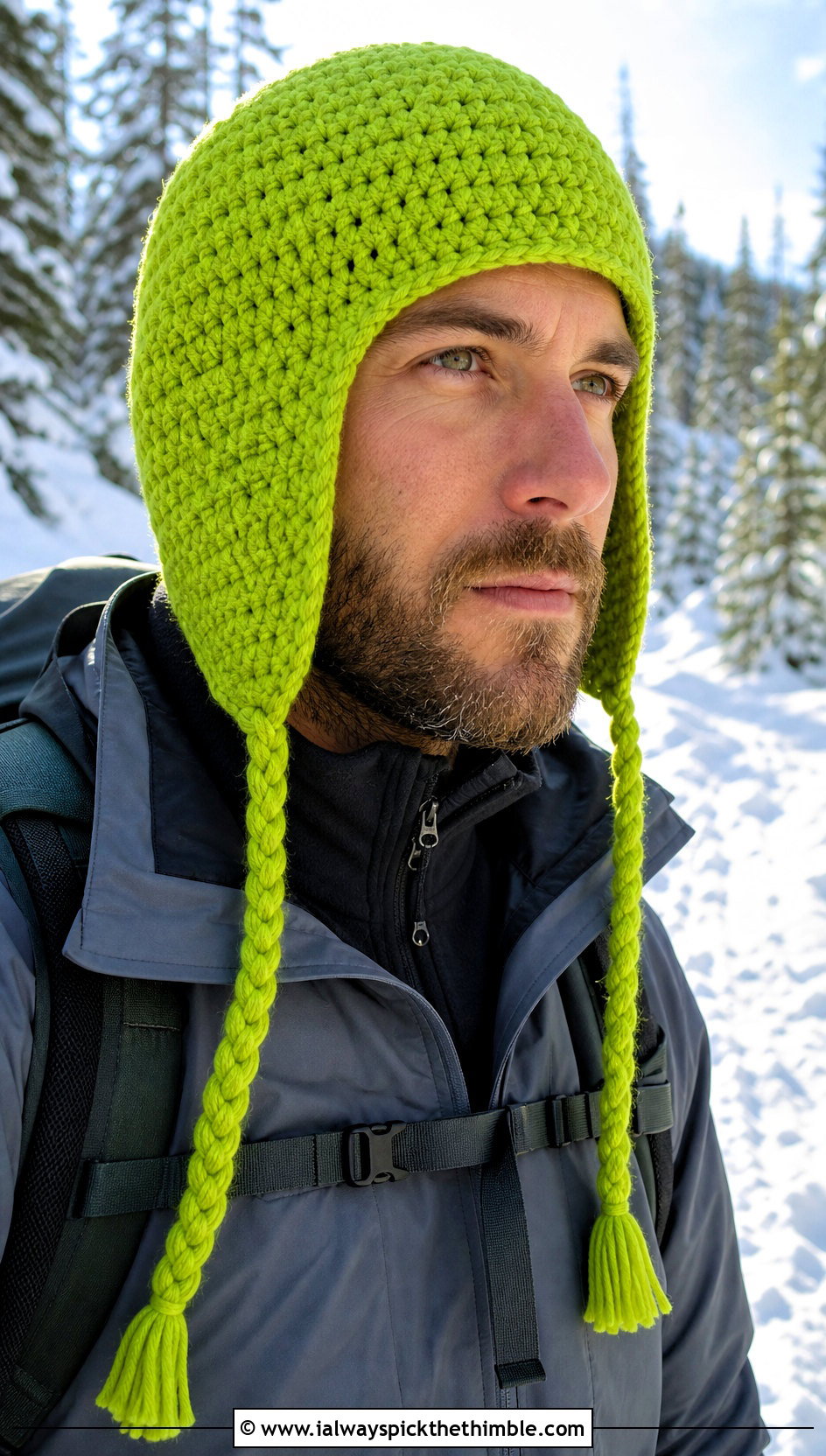 Earflap Crochet Beanie With Technical Shell - 20 mens crochet hats men's beanie outfit ideas