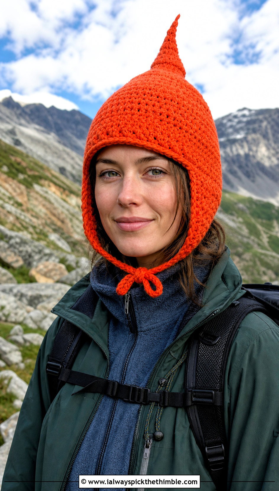 Earflap Crochet Cindy Lou Who Hat With Gorpcore Layers - 20 Crochet Cindy Lou Who Hat outfit ideas
