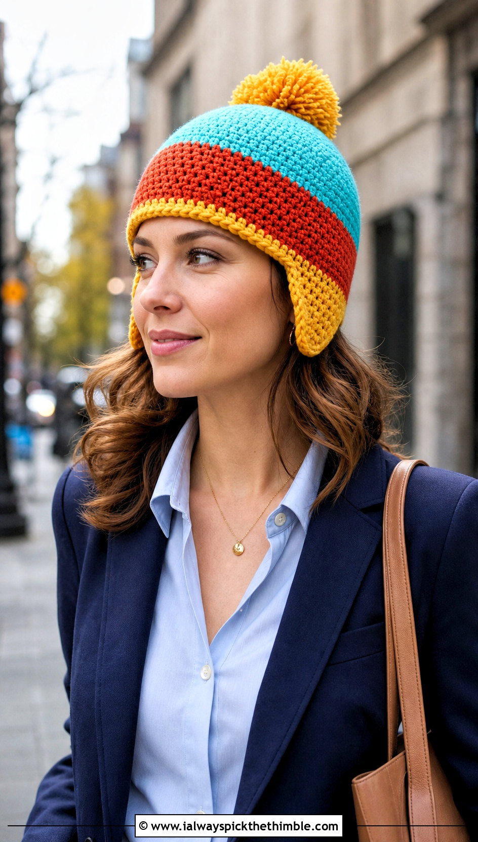 Fitted Crown Crochet Firefly Jayne Hat With Blazer And Jeans - 15 Crochet Firefly Jayne Hat outfit ideas