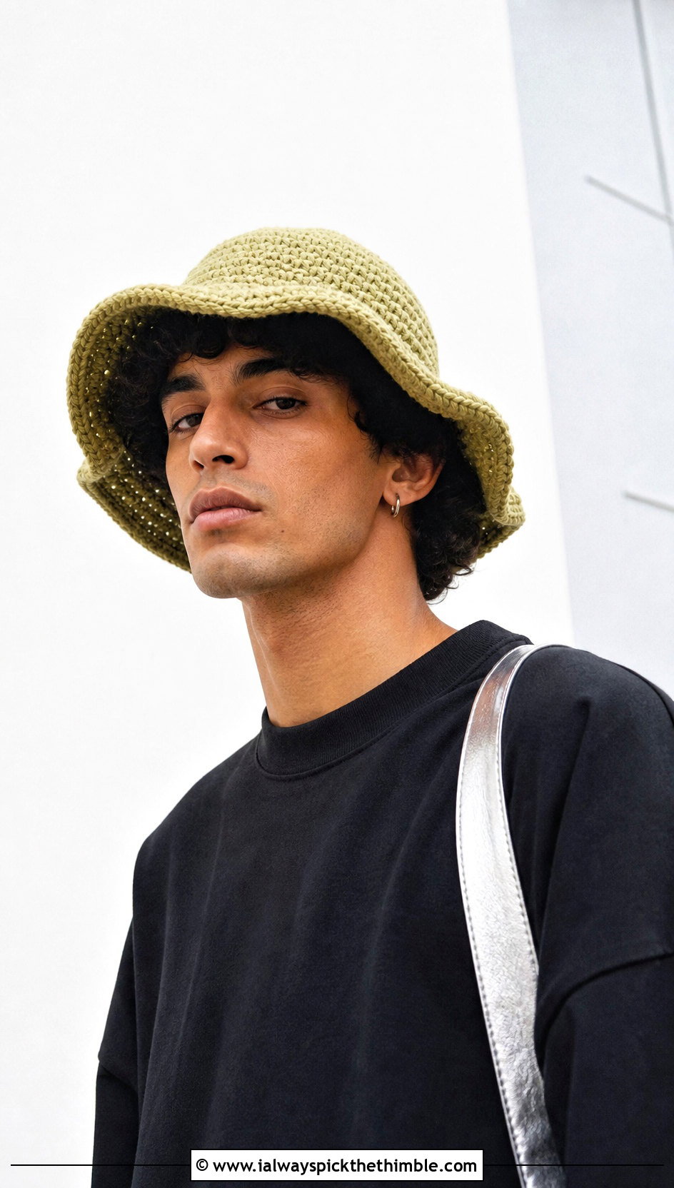 Floppy Brim Crochet Hat With Oversized Streetwear - 15 Crochet Mens Hat With Brim outfit ideas