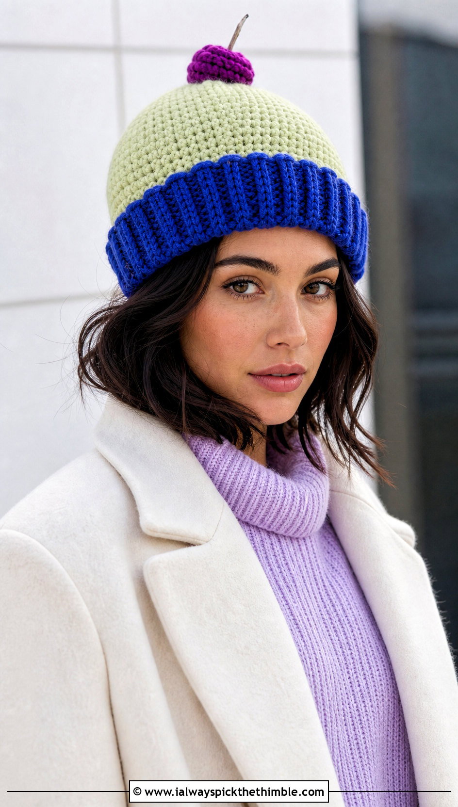 Fondant Dome Crochet Cupcake Beanie With Knit Set - 15 Crochet Cupcake Beanie outfit ideas