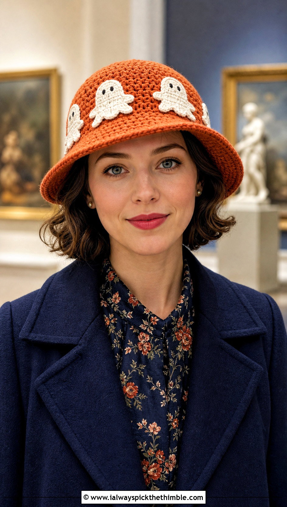 Ghost Crochet Cloche Hat With Midi Dress - 20 Ghost Crochet Hat outfit ideas
