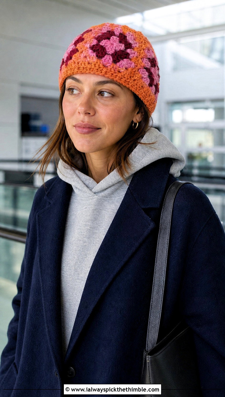 Granny Square Toque With Matching Sweatsuit - 25 granny square hats outfit ideas