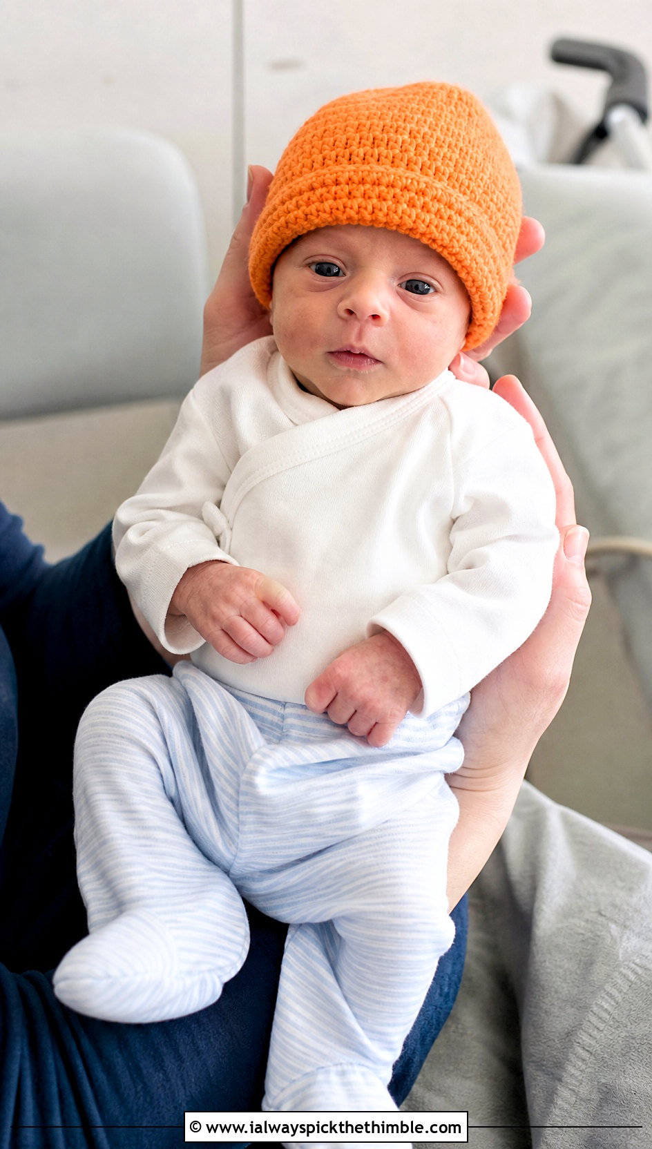 Half Double Crochet Preemie Hat With Kimono Bodysuit - 20 crochet premie hats outfit ideas
