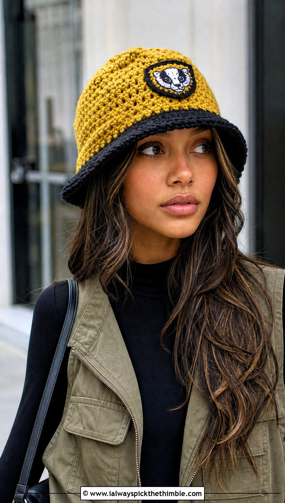 Hufflepuff Crochet Bucket Hat With Cargo Pants - 15 Hufflepuff Crochet Hat outfit ideas