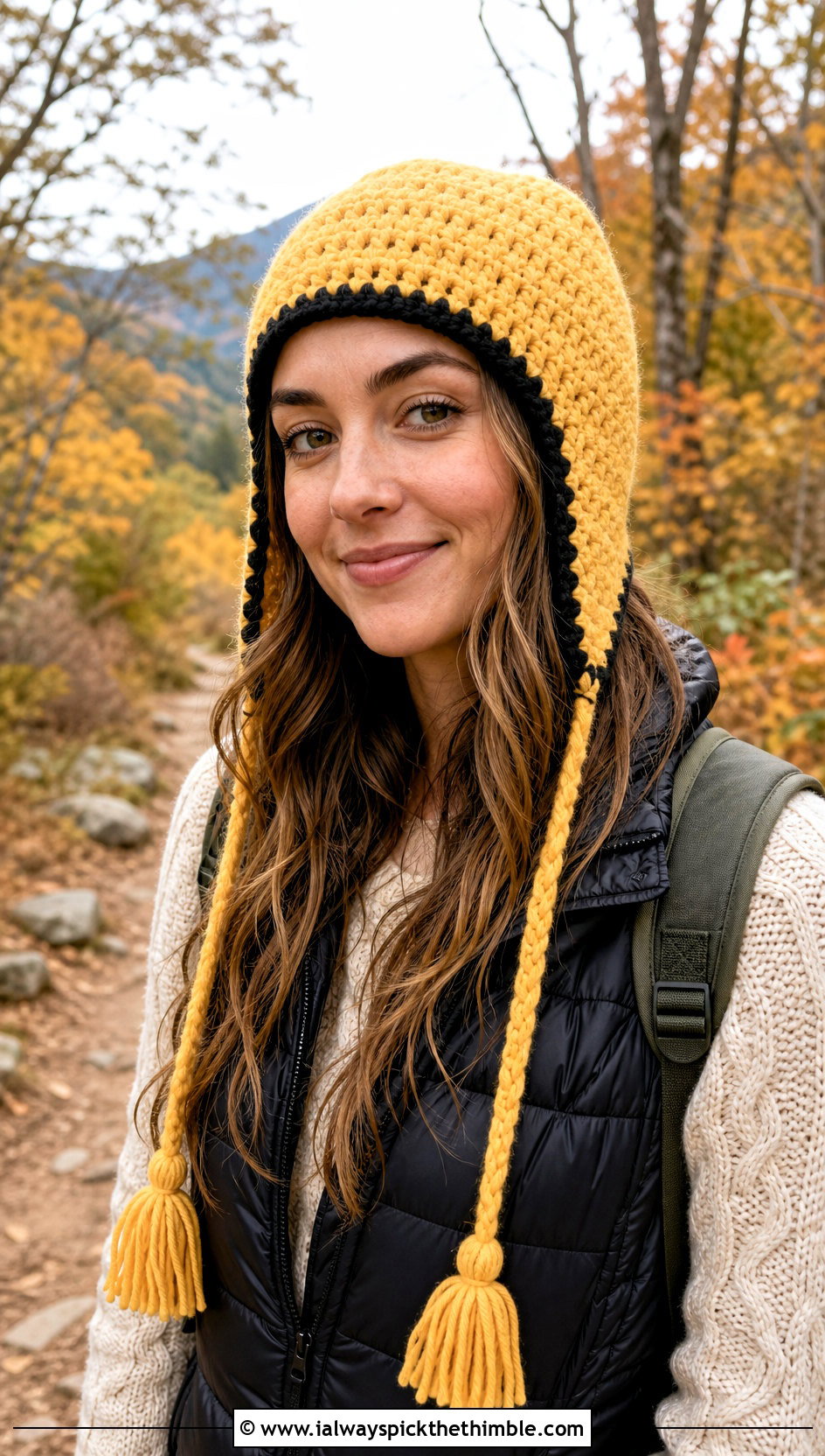 Hufflepuff Crochet Earflap Hat With Puffer Vest - 15 Hufflepuff Crochet Hat outfit ideas