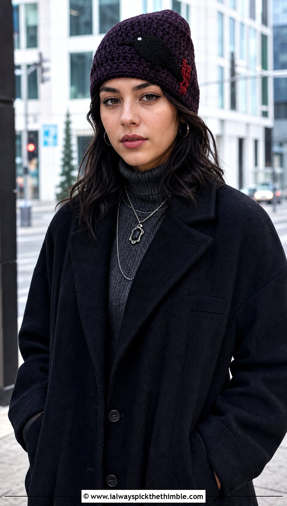 Itachi Crow Beanie With Monochrome Outfit - 20 naruto crochet hat outfit ideas