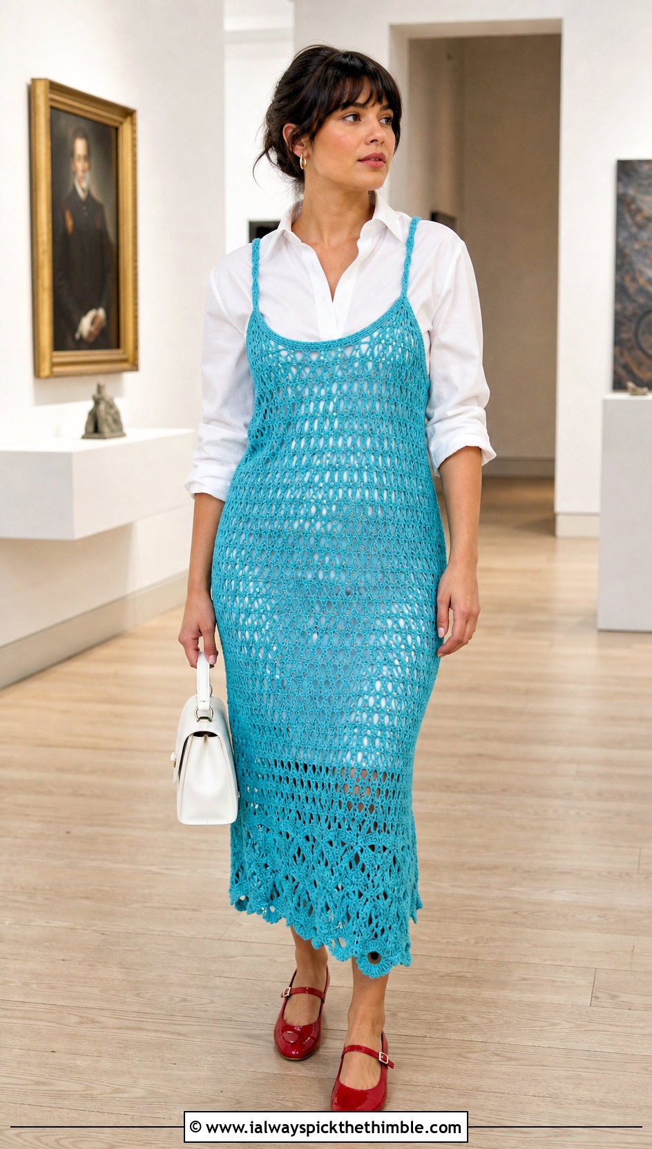 Jessica Simpson Crochet Slip Dress With Button Down Shirt - 15 jessica simpson crochet dress outfit ideas