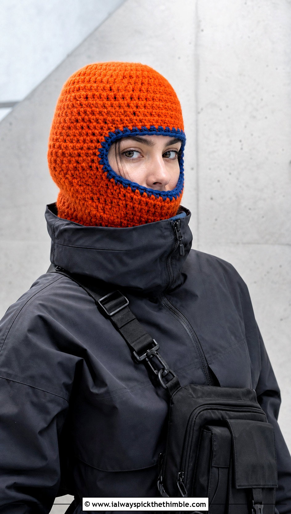 Kenny Crochet Balaclava Hat With Techwear Outfit - 20 Crochet South Park Hat outfit ideas