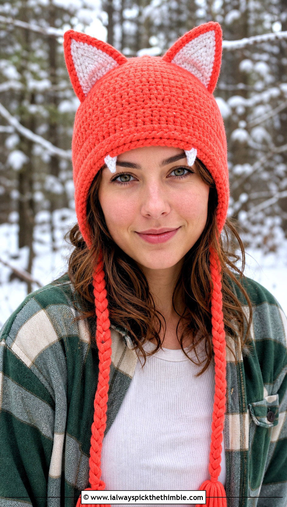 Kiba Dog Ear Hat With Flannel Shirt - 20 naruto crochet hat outfit ideas